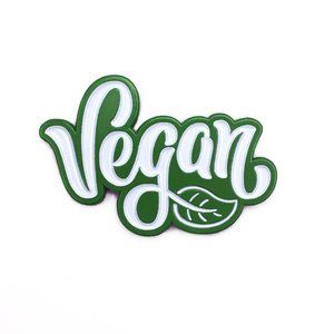 Vegan Enamel Pin